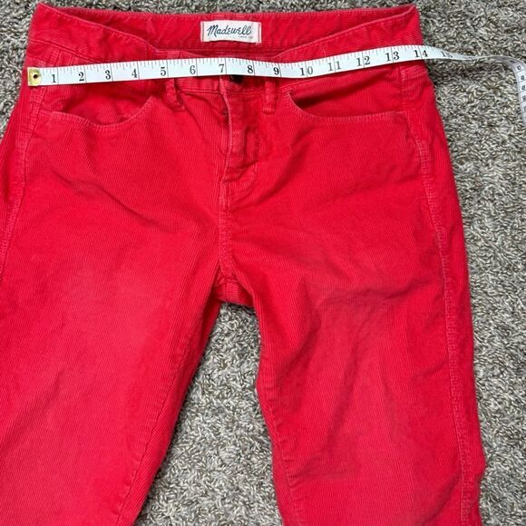 Madewell Poppy Red Corderoy Pants - Picture 5 of 6